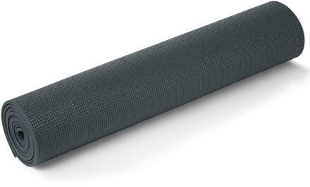 Grijze yogamat 190 x 61 cm - Fitnessmat Grijs