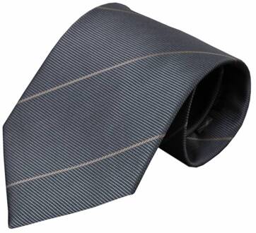 Grijze zijden stropdas Noto 01