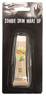 Grijze zombie halloween verkleed schmink tube