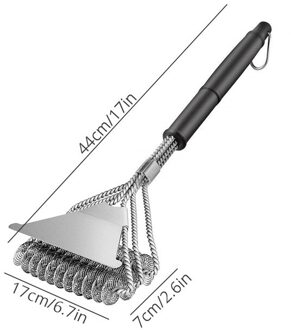 Grill Borstel Schraper Beste Bbq Cleaner Gereedschap Voor Alle Grill Soorten Barbecue Kits Koken Accessoires Haren Cleaning Borstels