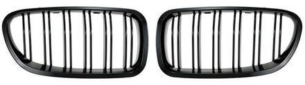 Grill Grille Gloss Black Nier Sport Voor Bmw F10 F18 F02 F11 M5 10-15 Dual Slat