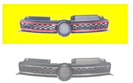 GRILL GTi Chroom/Rood/ZWART
