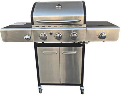 Grill Guru Backyard Burner 3 Gasbarbecue Zilver