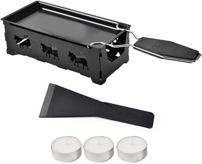 Grill Kaas Raclette Set Non-stick Griller Mini Bbq Kaasplank Gebakken Kaas Oven Ijzer Zwitserse Kaas Smelter Pan lade