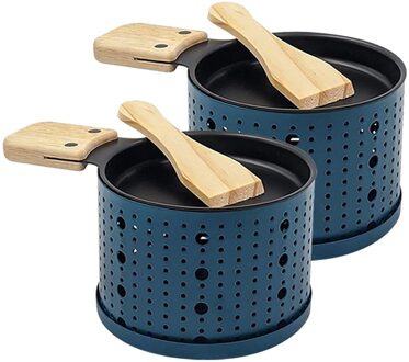 Grill Picknick Keuken Benodigdheden Kaars Trage Oven Kaas Gebak Brood Grill Cake Bakkerij Gereedschap 4 Stuks Kitchen Supply Blauw