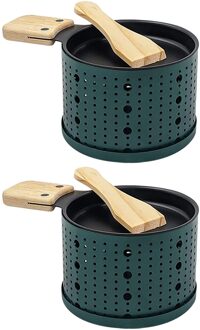 Grill Picknick Keuken Benodigdheden Kaars Trage Oven Kaas Gebak Brood Grill Cake Bakkerij Gereedschap 4 Stuks Kitchen Supply groen