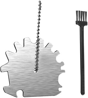 Grill Schraper Tool Rvs Bbq Grill Borstel Varkenshaar Gratis Cleaner Flesopener Accessoires Voor Mannen Bbq Grill Schoon