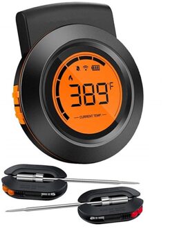Grill Thermometer,Bluetooth Vlees Thermometer, Digitale Bbq Vlees Thermometer Voor Keuken Voedsel Koken, smart App Alarm 2 Stuks
