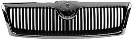 GRILL ZWART + Chroom Raam