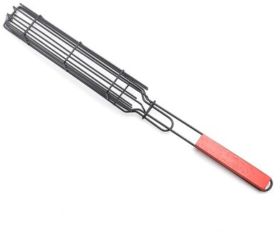 Grillen Mand Outdoor Bbq Rek Grill Mesh Lange Handvat Barbecue Mand Perfect Voor Grillen Groenten Aardappelen Karbonades Kabob