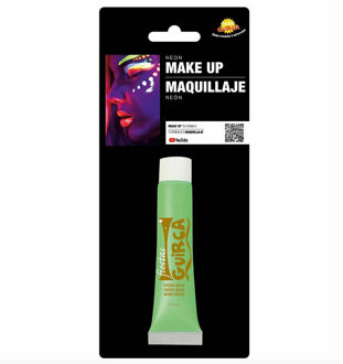 grimeer schmink - Glow in the Dark - neon groen - 10 ml - carnaval/verkleed thema Fluor groen
