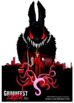 Grimmfest 2022 Easter Bunny Hoodie - White - XL Wit