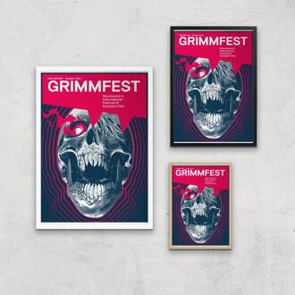 Grimmfest 2022 Giclee Art Print - A2 - White Frame Meerdere kleuren
