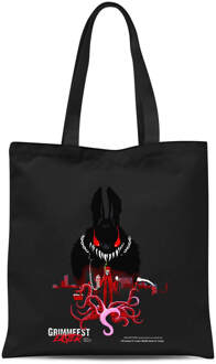 Grimmfest 2022 Grimmfest Easter Bunny Tote Bag - Black