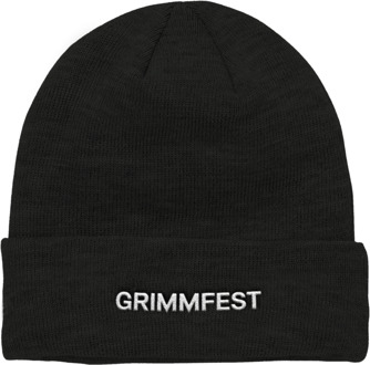 Grimmfest 2022 Logo Embroidered Beanie - Black