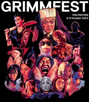 GRIMMFEST 2023 Men's T-Shirt - Black - L - Zwart