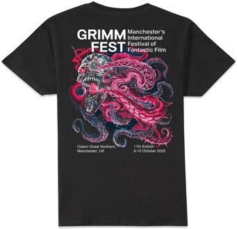 Grimmfest 2025 Pocket Unisex T-Shirt - Black - XS Zwart
