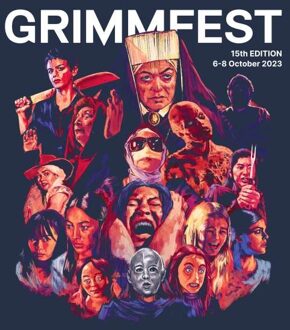 GRIMMFEST STAFF 2023 Men's T-Shirt - Navy - XXL - Navy blauw