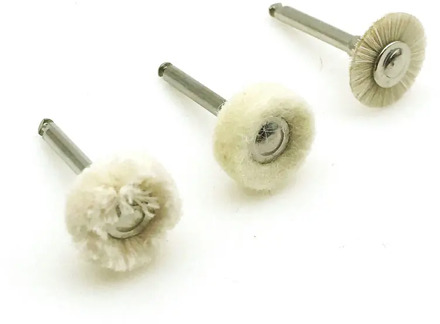 Grinding Buffing 1Pc Dental Accessories Wool Polishing Flat Brush Grinder Brushes for Low Speed handpiece Machine Accessories