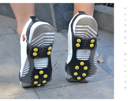 Grips Cleats Over Schoenen Stijgijzers Schoenen Cover Spikes Universal Ice Klimmen Camping Sneeuw Schoen Spiked Grips Cleats