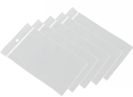 Gripzakjes/verpakkingszakjes - 1000x stuks - transparant - 20 x 20 cm - gripsluiting zakjes
