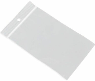 Gripzakjes/verpakkingszakjes - 100x stuks - transparant - 14 x 15 cm - gripsluiting zakjes