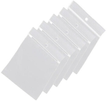 Gripzakjes/verpakkingszakjes - 200x?- transparant - 40 x 40 mm/4 x 4 cm - hersluitbaar