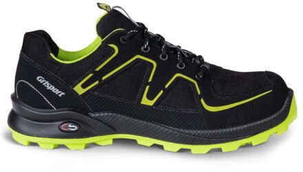 Grisport Cross Safety Xtrail Werkschoen S3 Zwart/Lime - Mannen - Zwart/Lime - 45