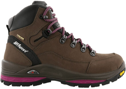 Grisport wandelschoen Ride Mid bruin/fuchsia - maat 36