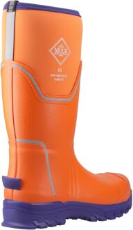 Grit S5 Herenschoenen Van Rubber In Oranje/blauw Met Wellington-patroon - EU 39/ UK 6