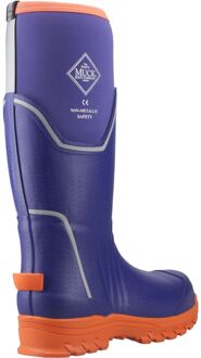 Grit S5 Rubberen Dames Regenlaarzen Blauw/oranje - EU 37 / UK 4