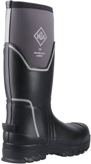 Grit S5 Rubberen Heren Regenlaarzen Zwart/grijs - EU 44.5 / UK 10