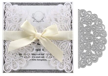 Grite Metalen Stansmessen Bloem Kant Grens sterft Voor DIY Stencil Scrapbooking Craft sterft Embossing Sterft cut Card maken