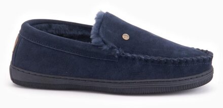 Grizzly Heren Pantoffels - Blauw - Maat 44