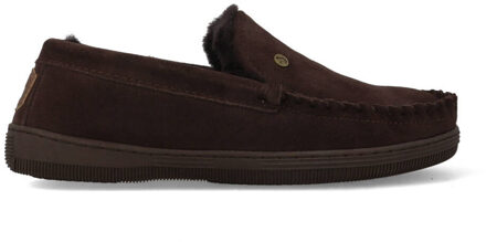 Grizzly Heren Sloffen - Bruin - Maat 47