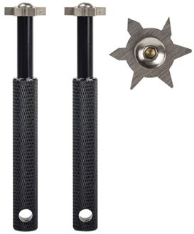 Groef Puntenslijper Met 6 Hoofden 2 Stuks Sloot Cleaner En 1 Stuk 6 Hoek Head Set Voor Golf Club Groove puntenslijper