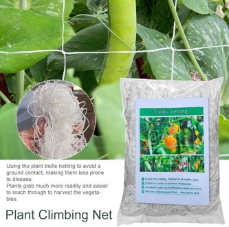 Groeien Plant Klimmen Netto Frame Ondersteuning Tuin Groente Latwerk Mesh Polyester Ruimtebesparend Cut Herbruikbare Multifunctionele 1.67x10m