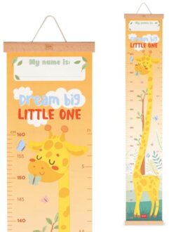 groeimeter muurhanger - giraffe