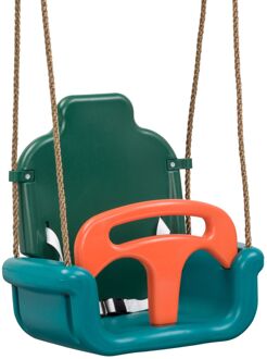 Groeischommel Groen/turquoise/oranje