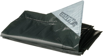 Groen afdekzeil/dekzeil voor houtstapels 300 x 400 cm