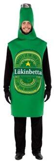 Groen bierfles kostuum Looking Better M/l (t-04)