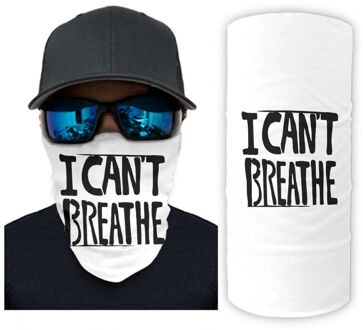 Groen Bos Bomen Landschap Print Bandana Gezichtsmasker Zon Sjaal Gezichtsmasker Wit Onesize QTY002556