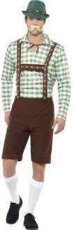 Groen en bruin Beiers kostuum voor volwassenen - L - Volwassenen kostuums