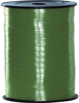 Groen feestversiering sierlint voor cadeaus 500 meter x 5 milimeter - Cadeaulinten