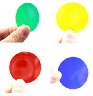 Groen/Geel/Rood/Blauw Kleur 41.5x2.0mm Optics Gecoat Glas Lens voor C8/C12 zaklamp (4 stks/partij) Multi