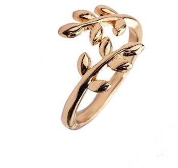 Groen Laat Ringen Voor Vrouwen Bohemian Vintage Open Verstelbare Creatieve Ring Anniversary Sieraden Accessoires C goud