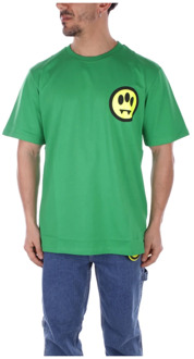 Groen Logo Voor en Achter T-shirt Barrow , Green , Heren - L,M,S