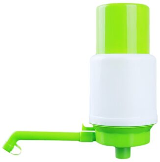 Groen Medium Handpomp Water Fles Gebotteld Water Zeeman Druk Pomp Fanshionable Gebotteld Drinkwater Dispenser