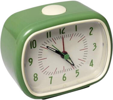 Groen Vintage Retro Wekker - Classic Alarm Clock