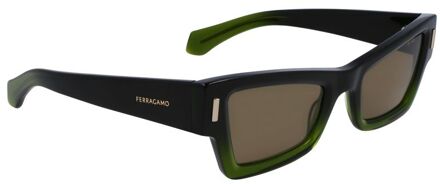 Groene Acetaat Zonnebril - maat